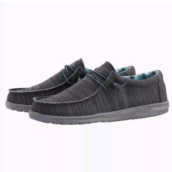Hey Dude Other - Hey Dude Mens Wally Sox In Charcoal 12